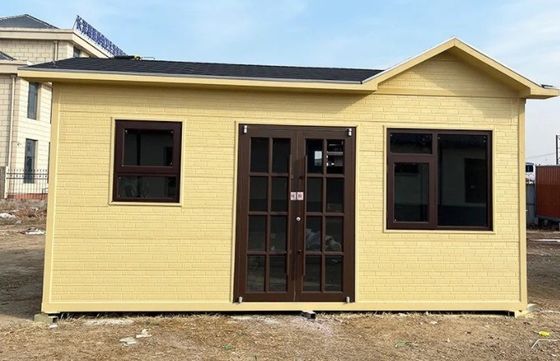Casa de contêiner de luxo de aço 20ft 40ft casas pré-fabricadas modulares expansíveis