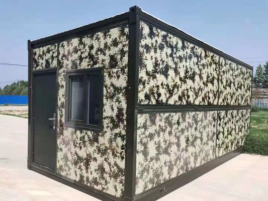 Instalação rápida Casa de contêiner de aço Casa com estrutura de aço de janela de alumínio