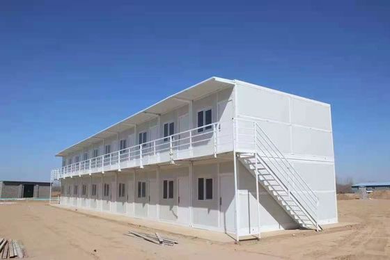 Instalação rápida Casa de contêiner de aço Casa com estrutura de aço de janela de alumínio