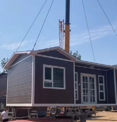 Casa de contêiner de luxo de aço 20ft 40ft casas pré-fabricadas modulares expansíveis