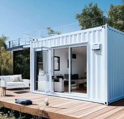 20ft 40ft expandivel pré-fabricado Homestay Hotel com Container Quarto Jardim