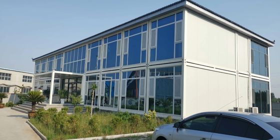 Container de escritório portátil de 20 pés ou 40 pés Container modular Estrutura de escritório móvel