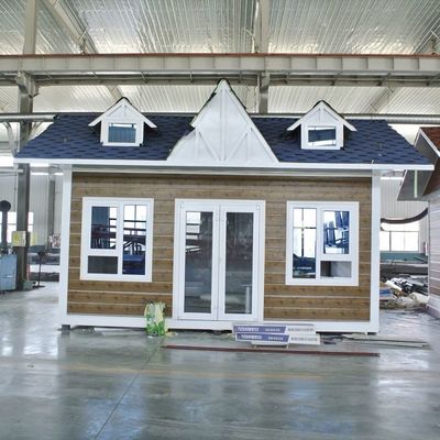 Casa Pre Fab Tiny Casa personalizada Com Quadro de Aço Galvanizado