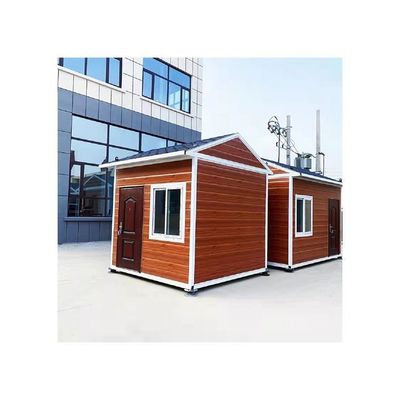 Quadro de aço galvanizado pré-fabricado Casa pequena em rodas para solução de poupança de espaço