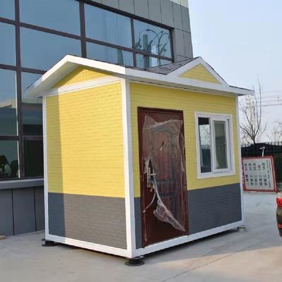 Quadro de aço galvanizado pré-fabricado Casa pequena em rodas para solução de poupança de espaço