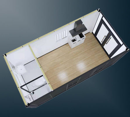 Quadro de aço galvanizado Armazém pré-fabricado para habitação temporária