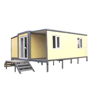 Casa de contêineres pré-fabricada portátil com painel de sanduíche de instalação rápida 20/40FT para habitação de luxo