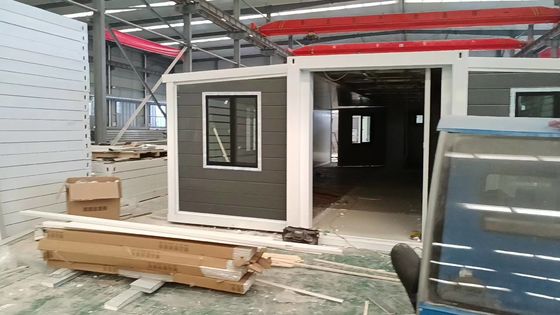 Casa pré-fabricada para edifício de construção dobrável expansível