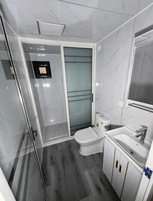 Casa de contêineres expansível para casa moderna simples de hospedagem hotel quarto jardim