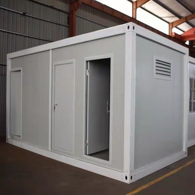 Hotel Prefab Flat Pack Container House Com Janela Deslizante de PVC Design Simplicidade