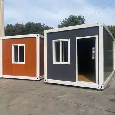 Hotel Prefab Flat Pack Container House Com Janela Deslizante de PVC Design Simplicidade
