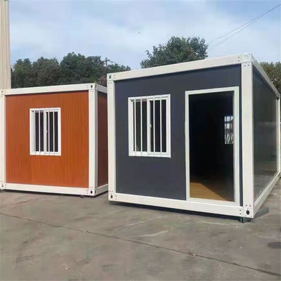 Casa de contêiner pré-fabricada com estrutura de aço galvanizado de estilo moderno