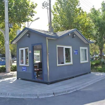 Modular pré-fabricado Mini Container Van House com estrutura de aço galvanizado