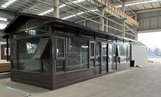 Casa de contêiner portátil de alumínio para casa de família Hotel Jardim quarto e construção rápida