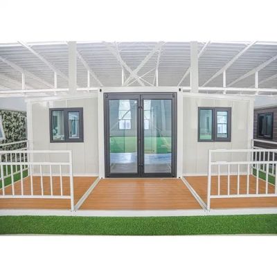 Casa de contêineres modular pré-fabricada padrão de 20 pés/40 pés para construção de armazéns de oficinas