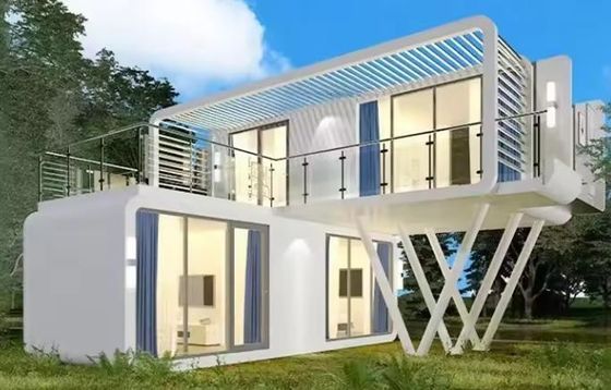 Casa de contêineres de luxo de aço de tamanho personalizado para armazém multifuncional de maçã