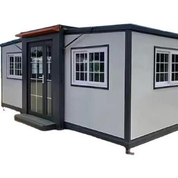 Casa de contêiner móvel pré-fabricada de 20 pés e 40 pés com design de quarto e quarto