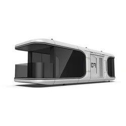 Casa pré-fabricada de luxo Container para cápsula espacial solar