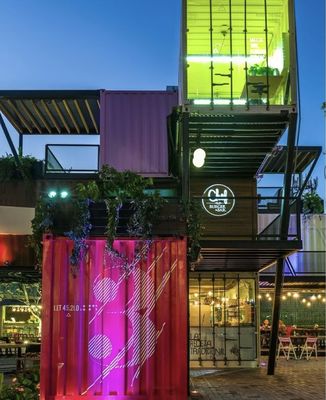 Container pré-fabricado desmontável Casas de escritório Hotel Jardim Habitação Container House