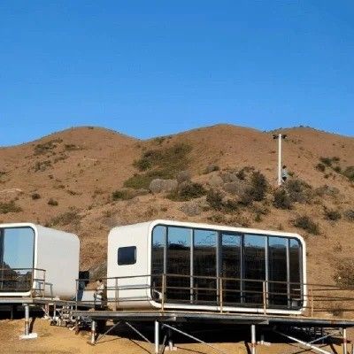 Smart Apple Cabin A última casa móvel modular com cores personalizadas