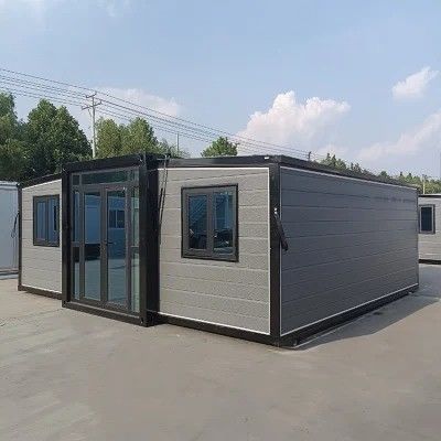 Casa Modular Portátil Prefabricada de Aço Escritório Modular Villa de Luxo