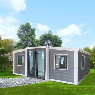 Casa de contentores pré-fabricada expansível Solução de vida ecológica