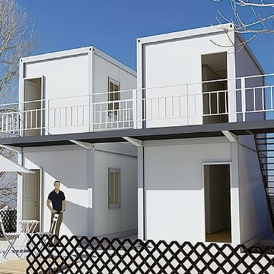 REACHTOP 2022 Casa de contêineres de embalagem plana com projeto desmontável e piso de cartão MgO de 18 mm