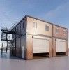 Edifício de escritórios de luxo Casa de contêiner pré-fabricada reciclável para habitação familiar