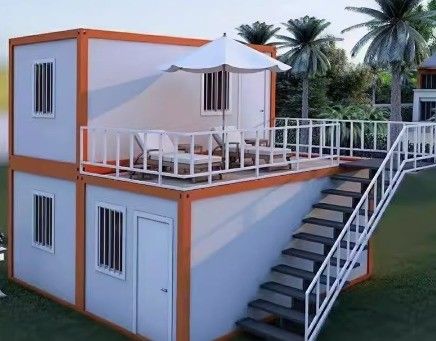 Casa de contêiner móvel de luxo para escritórios flexíveis