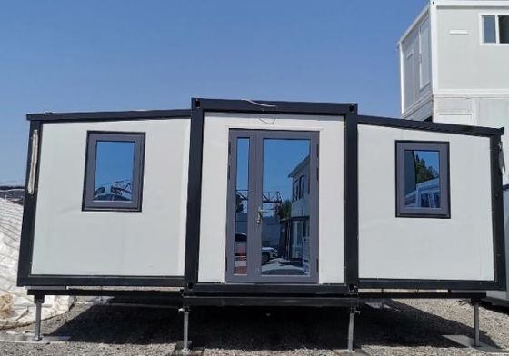 Casa de contêiner de madeira expansível com boa quantidade para quarto