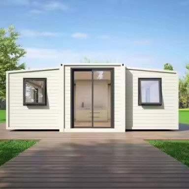 Casa de contêiner de madeira expansível com boa quantidade para quarto