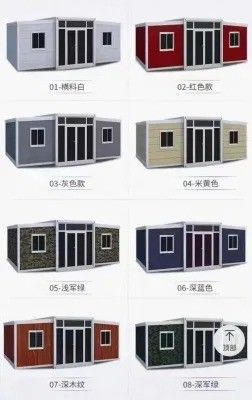 Home Office Prefab Modular Moderno Luxury Living Homes Casa de contêiner expandível