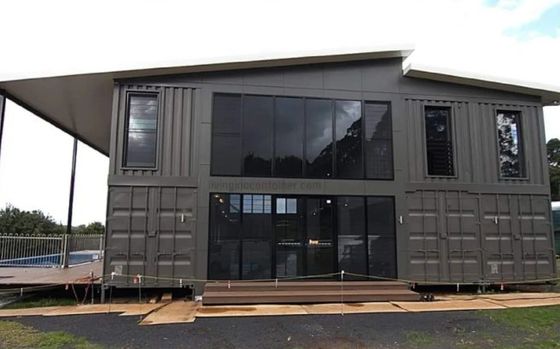 Casa de contêiner de luxo totalmente expansível com vantagem de proteção ambiental