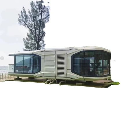 Moderna Simplicidade Vantagem de conveniência Luxo Capsula Espacial Casa Modular Prefabricada