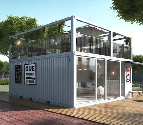 20ft/40ft Galvanizado Acero Quadro Aço leve Container Desmontável Casa Prefabricada