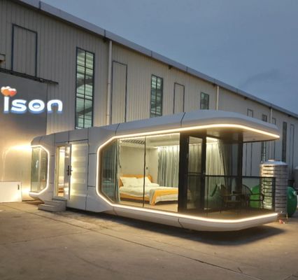 Casa Capsula Espacial de Cabina Prefabricada de Cor Personalizada para Aventura de Acampamento de Luxo