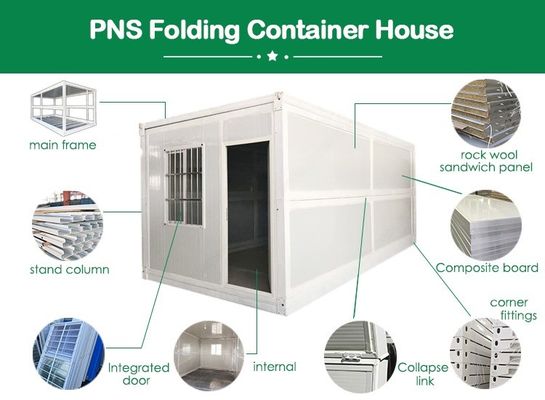 Mini Econômico Modular Prefabricado Uma Casa de Quadro Moderno Container de Luxo de Aço Design