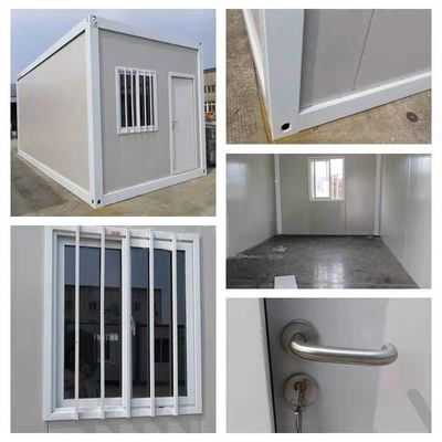 Casa de contêineres desmontável de 20 pés para hotel 6000*3000*2800 mm Instalação sem problemas