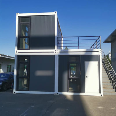 Casas de contêineres desmontáveis de estrutura de aço galvanizado para habitação pré-fabricada