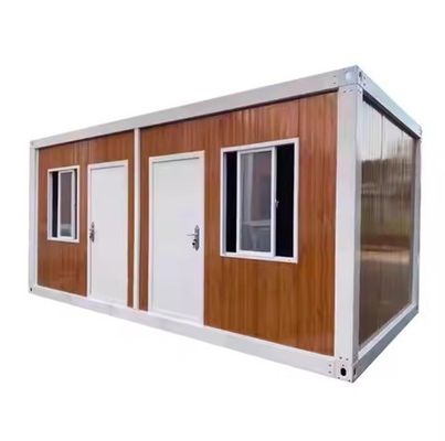 Casa de contêiner dobrável de estilo moderno simples para escritório de contêiner portátil contemporâneo
