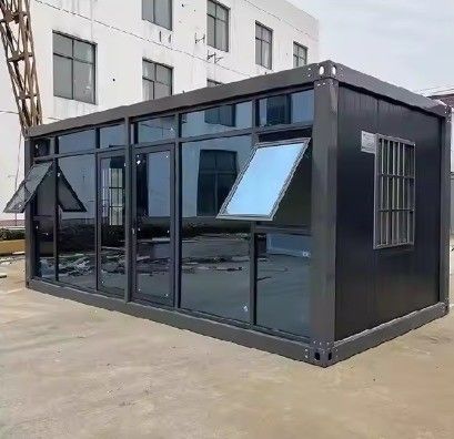 Casa de contêiner dobrável de estilo moderno simples para escritório de contêiner portátil contemporâneo