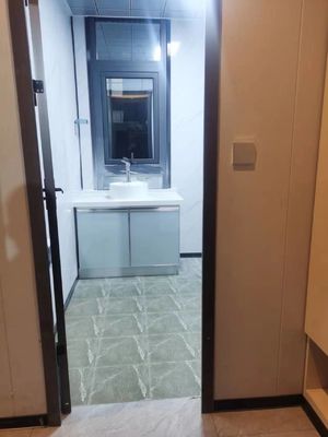 Container expansível 40ft Luxury Mobile Villa com 3 quartos PVC Janela deslizante