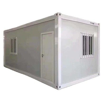 Casas pré-fabricadas portáteis fáceis de instalar com estrutura de aço galvanizado e piso de tabuleiro MGO