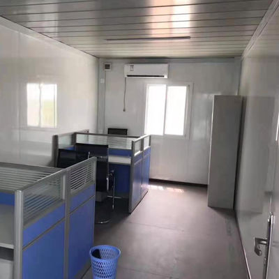 Casas pré-fabricadas portáteis fáceis de instalar com estrutura de aço galvanizado e piso de tabuleiro MGO