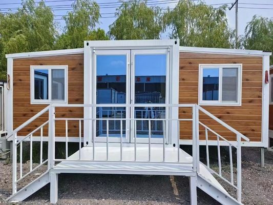 Container dobrável de 20 pés/40 pés Luxury Mobile Villa de 3 quartos Tiny Prefab Home