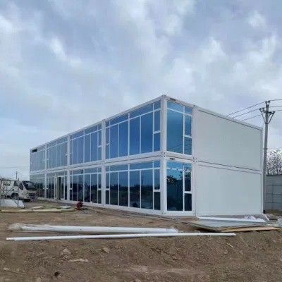 Casa pré-fabricada de contêineres de transporte modificada e casa de contêineres portáteis multifuncionais