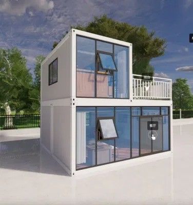 Casa pré-fabricada de contêineres de transporte modificada e casa de contêineres portáteis multifuncionais