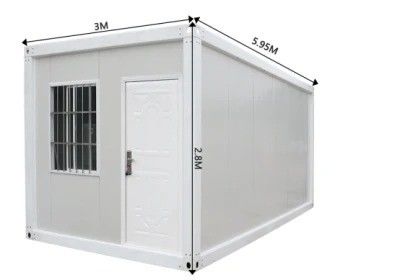 Casa de contêiner de estrutura de aço de design moderno para cores personalizadas