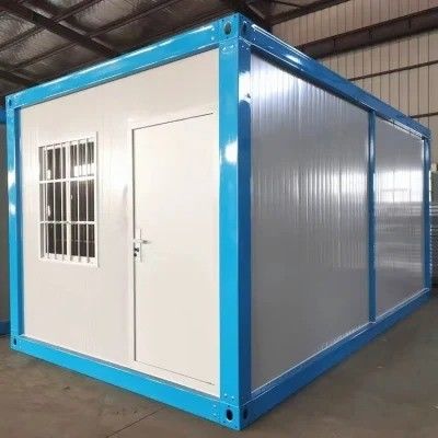 Casa de contêiner de estrutura de aço de design moderno para cores personalizadas
