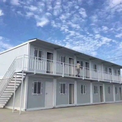 Casa de contêiner de estrutura de aço de design moderno para cores personalizadas